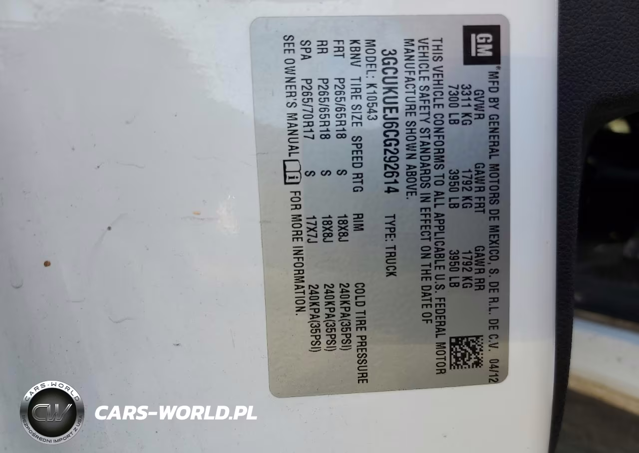2012 Chevrolet Silverado K1500 Hybrid VIN:3GCUKUEJ6CG292614 - 12