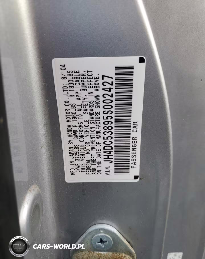 2005 Acura Rsx VIN:JH4DC53895S002427 - 12