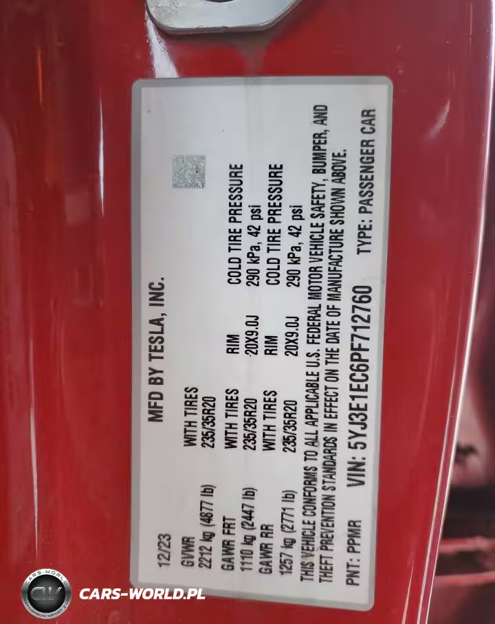 2023 Tesla Model 3 VIN:5YJ3E1EC6PF712760 - 13