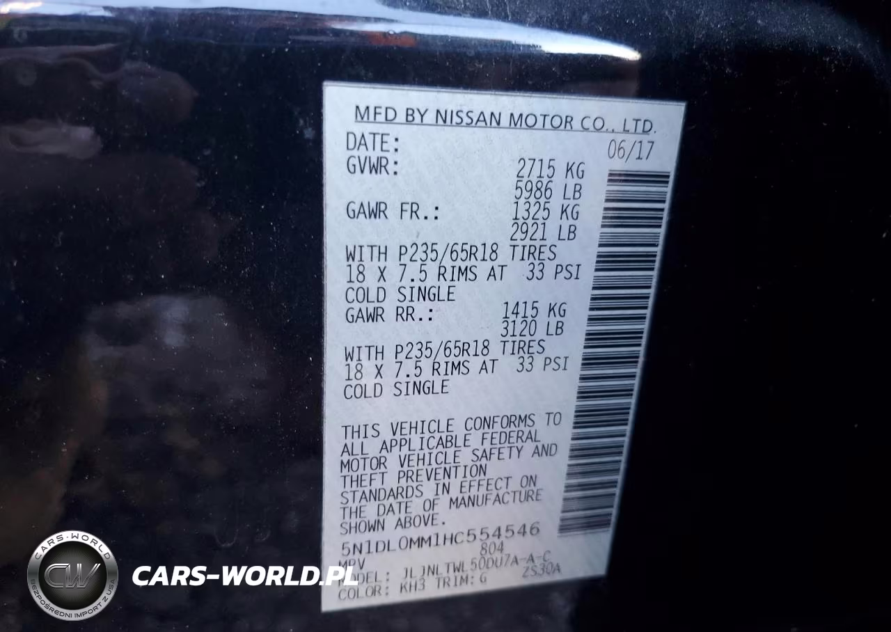 2017 Infiniti Qx60 VIN:5N1DL0MM1HC554546 - 13