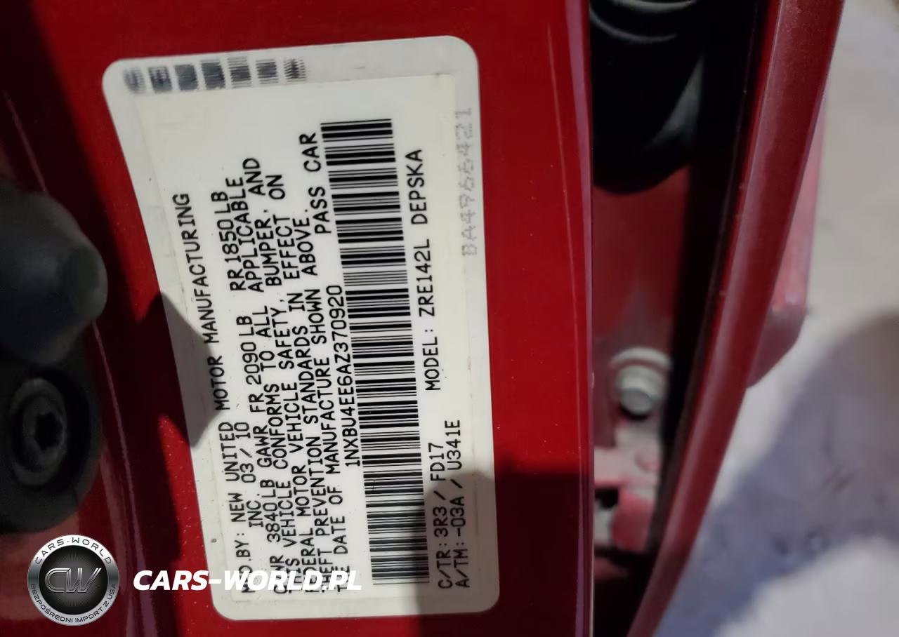 2010 Toyota Corolla VIN:1NXBU4EE6AZ370920 - 13