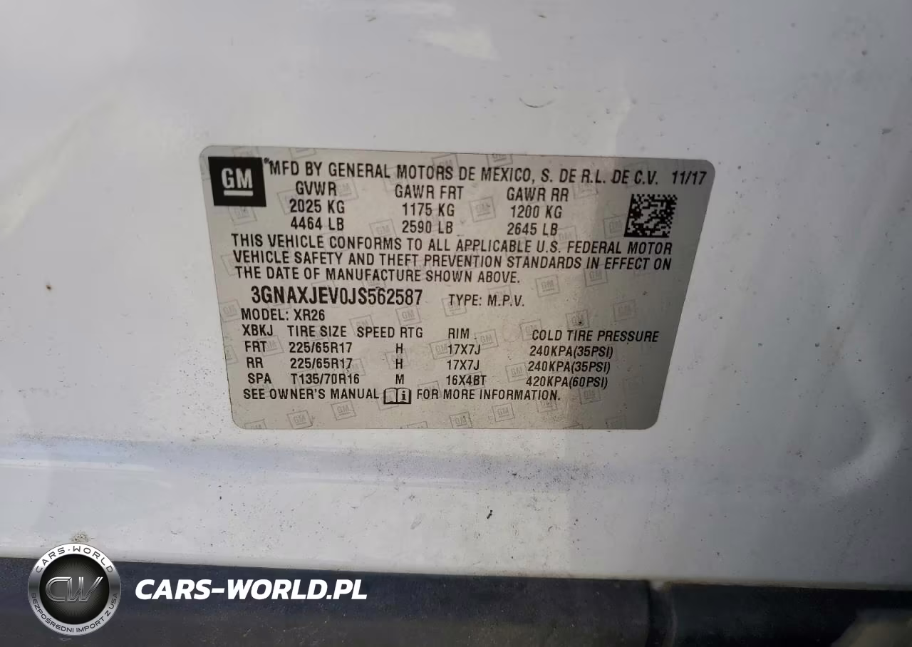2018 Chevrolet Equinox Lt VIN:3GNAXJEV0JS562587 - 12