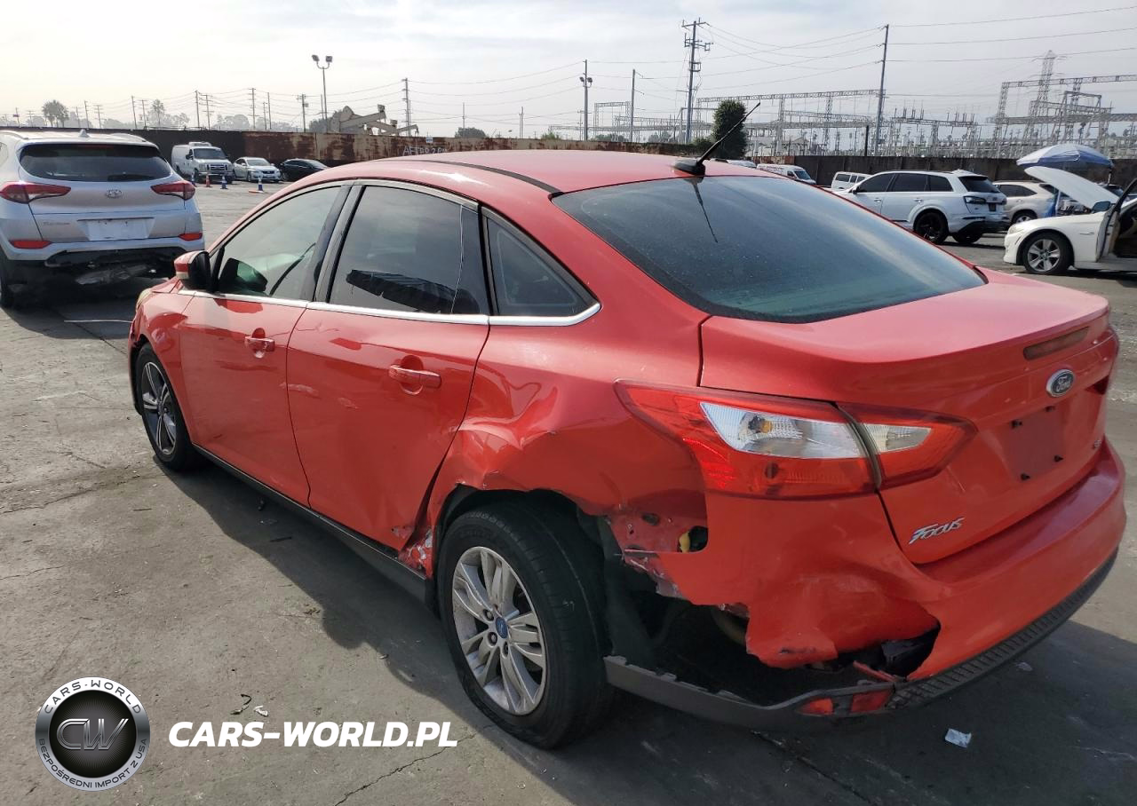 2012 Ford Focus Sel VIN:1FAHP3H20CL112215 - 2