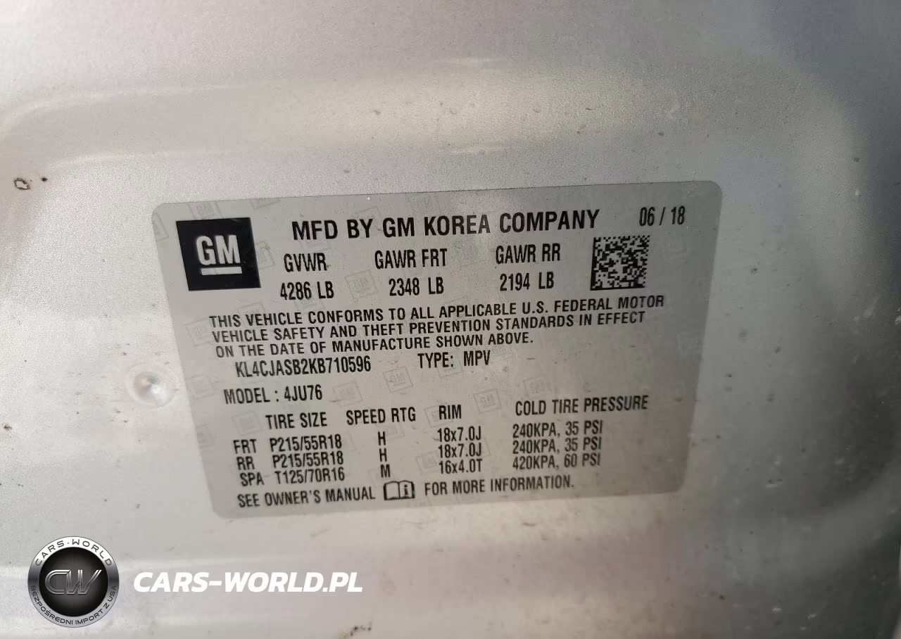 2019 Buick Encore Preferred VIN:KL4CJASB2KB710596 - 13