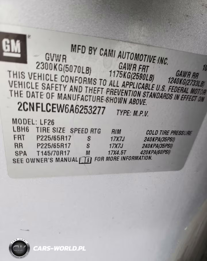 2010 Chevrolet Equinox Ls VIN:2CNFLCEW6A6253277 - 14