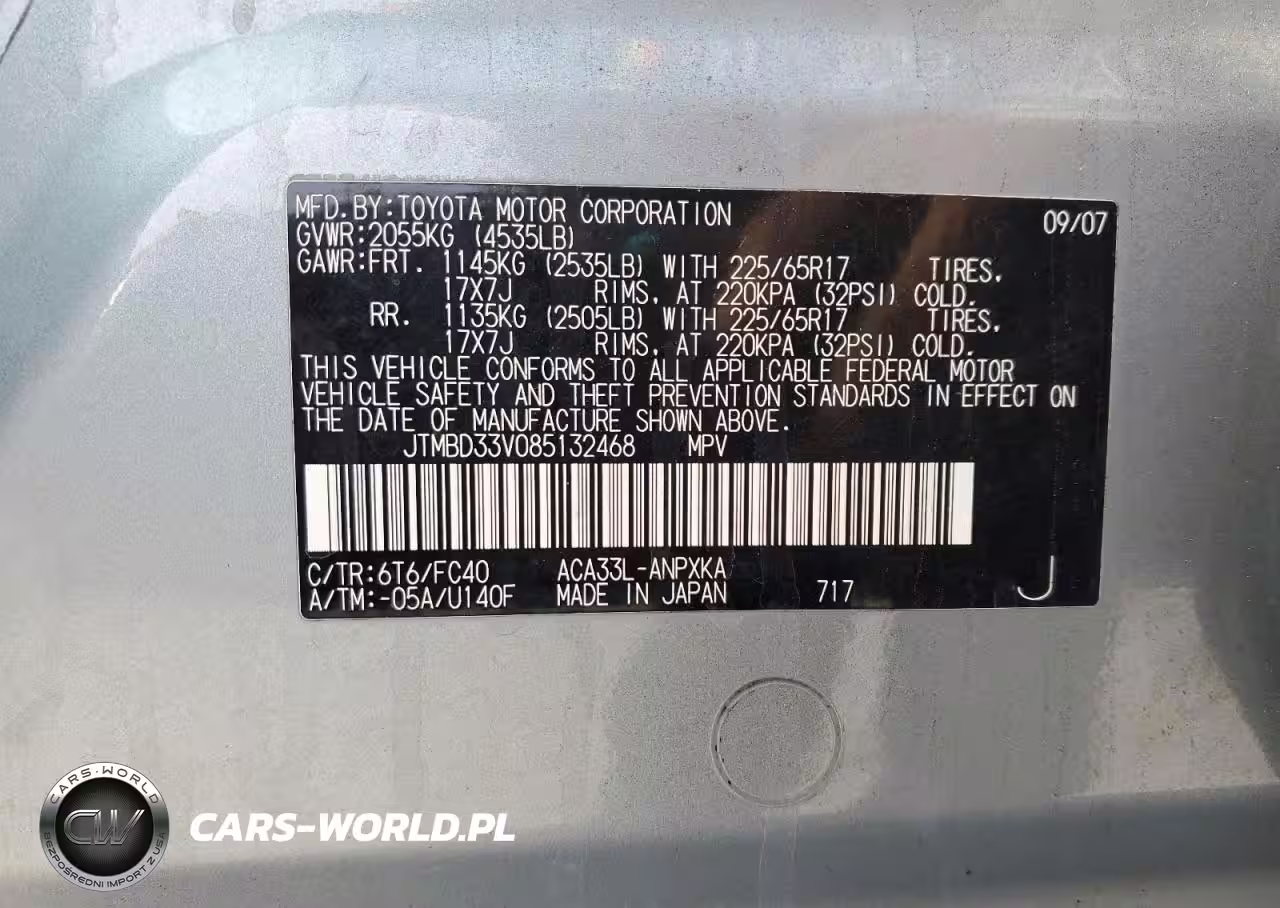 2008 Toyota Rav4 VIN:JTMBD33V085132468 - 12