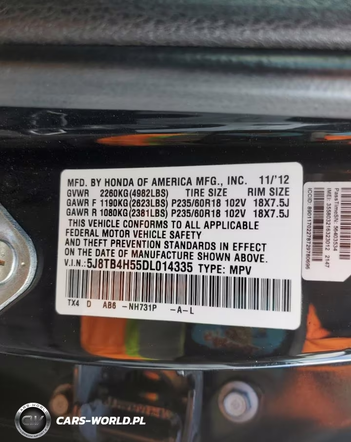 2013 Acura Rdx Technology VIN:5J8TB4H55DL014335 - 13