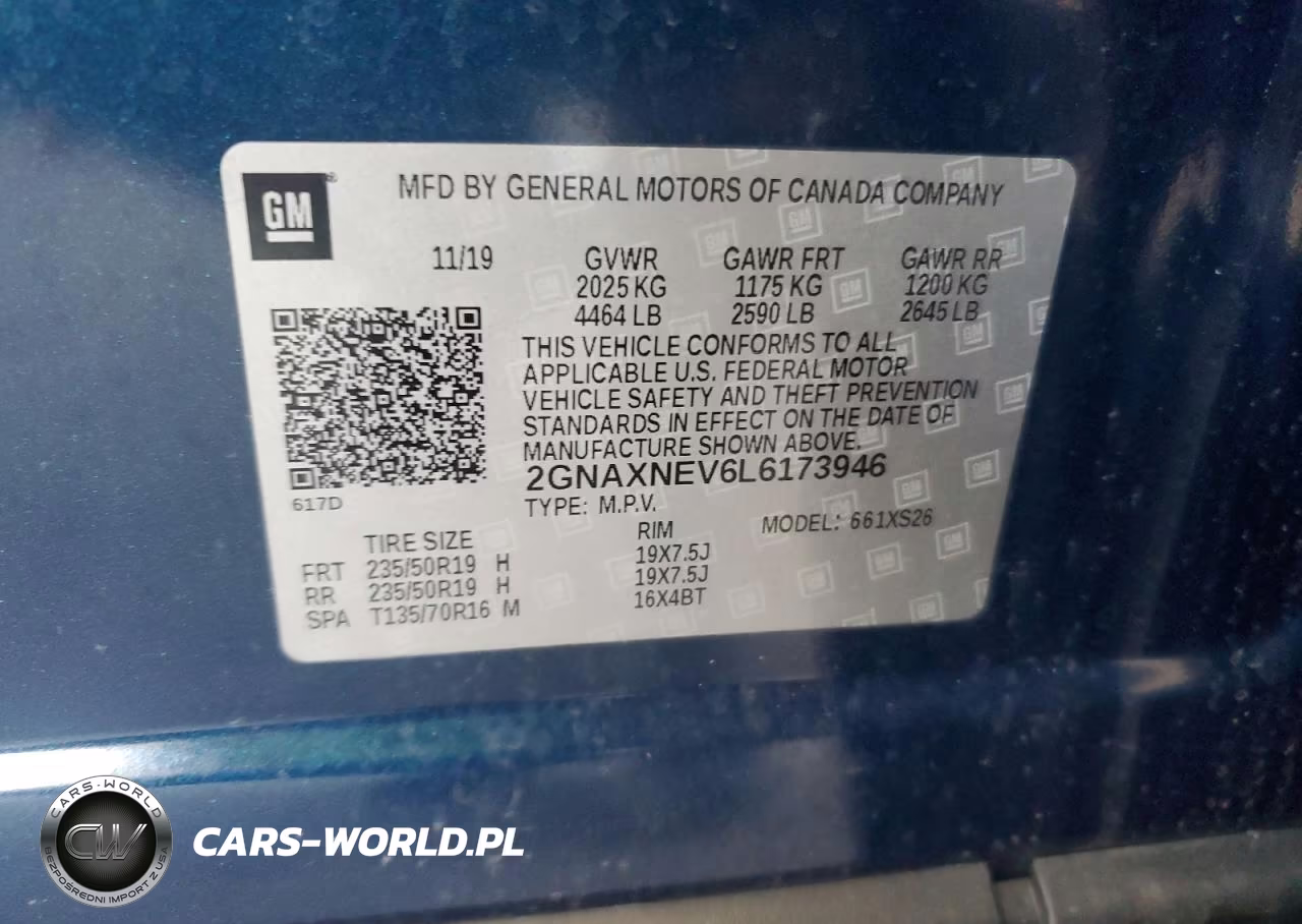 2020 Chevrolet Equinox Premier VIN:2GNAXNEV6L6173946 - 13