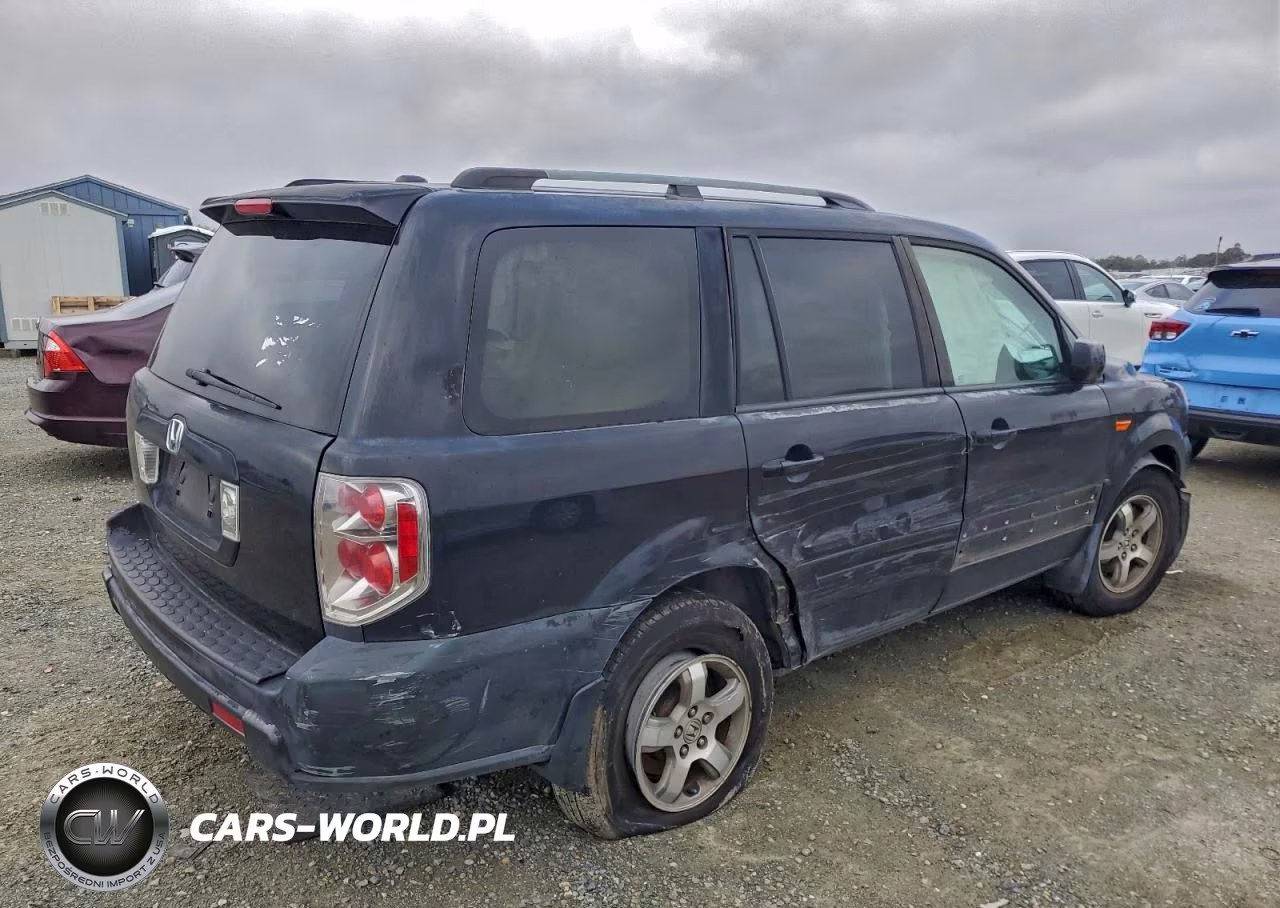 2006 Honda Pilot Ex VIN:5FNYF28676B019516 - 3