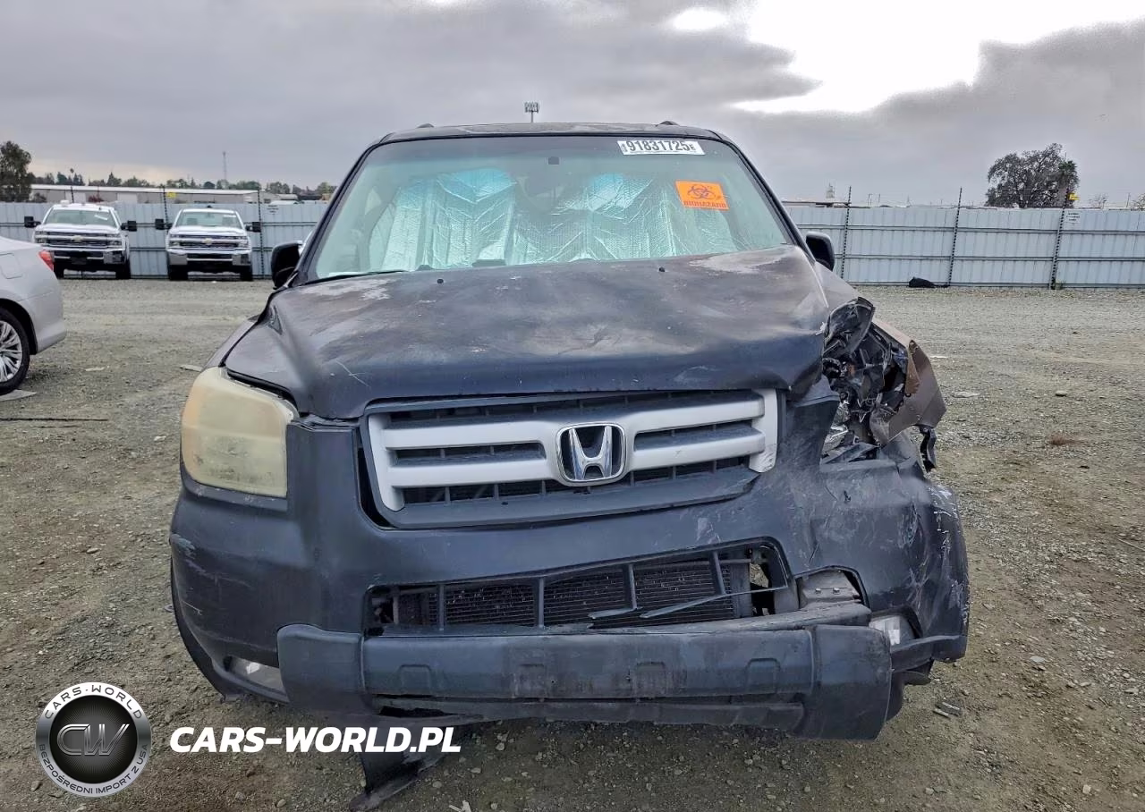 2006 Honda Pilot Ex VIN:5FNYF28676B019516 - 5