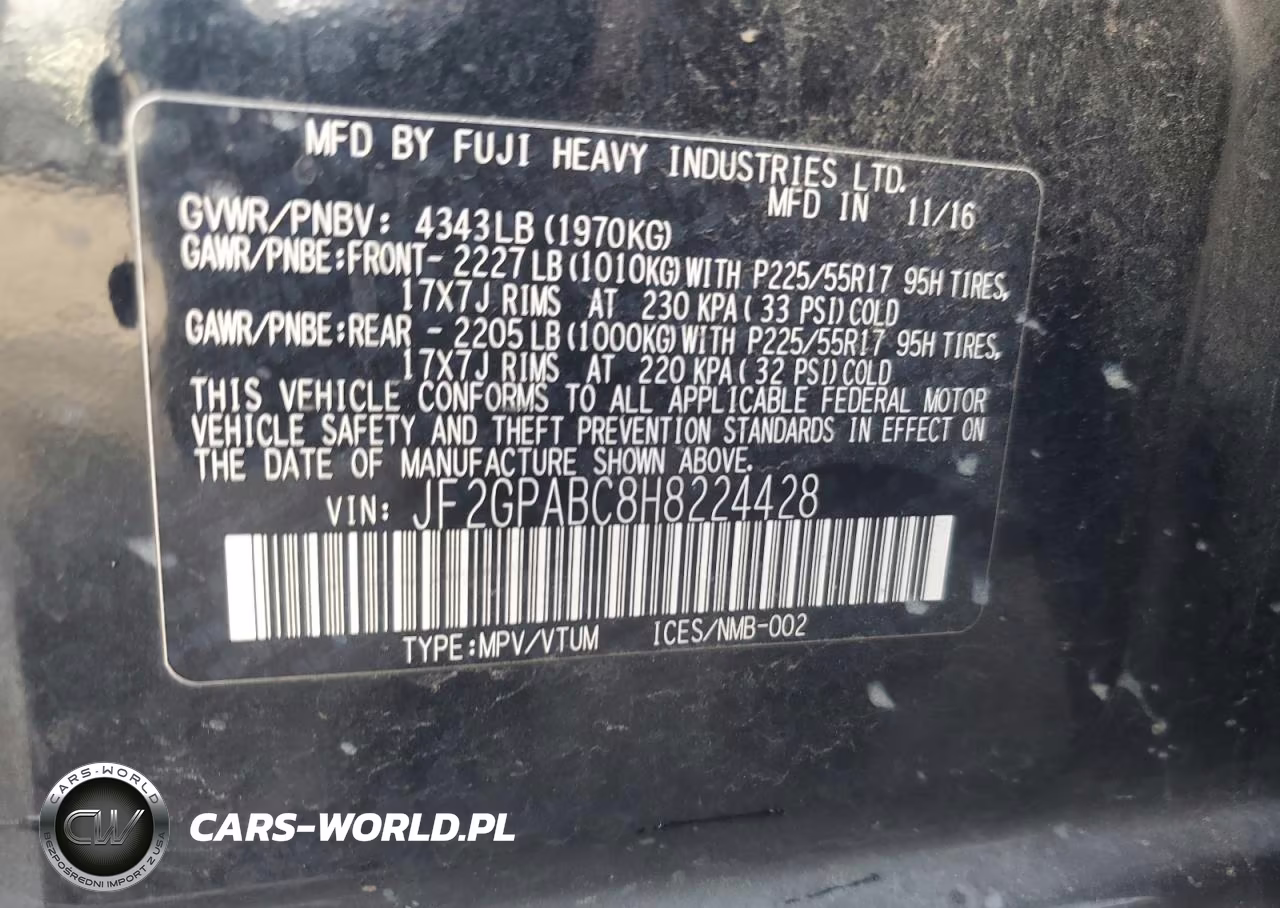2017 Subaru Crosstrek Premium VIN:JF2GPABC8H8224428 - 14