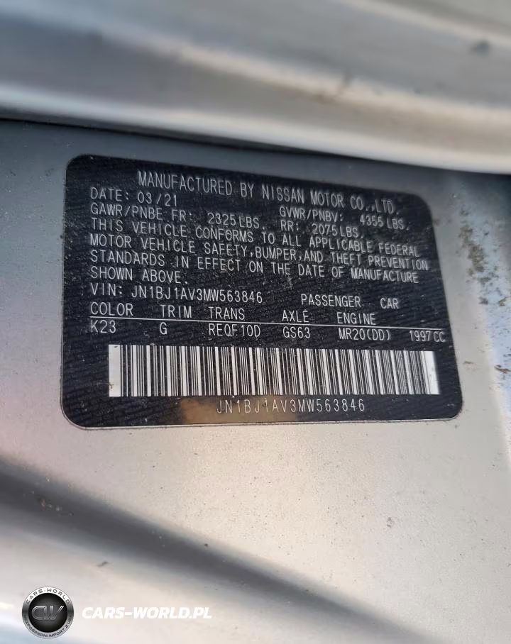2021 Nissan Rogue Sport S VIN:JN1BJ1AV3MW563846 - 14