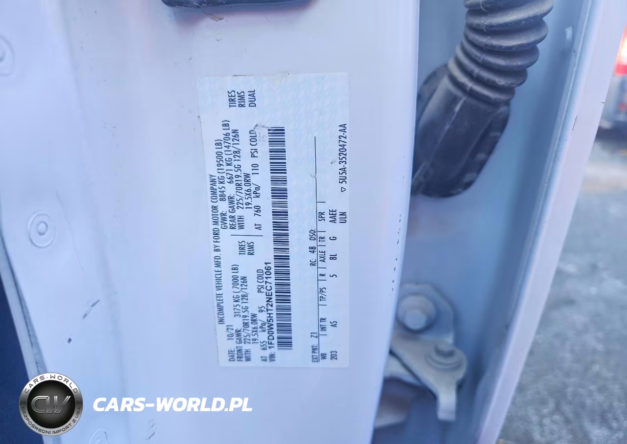 2022 Ford F550 Super Duty Flatbed Truck VIN:1FD0W5HT2NEC71061 - 13