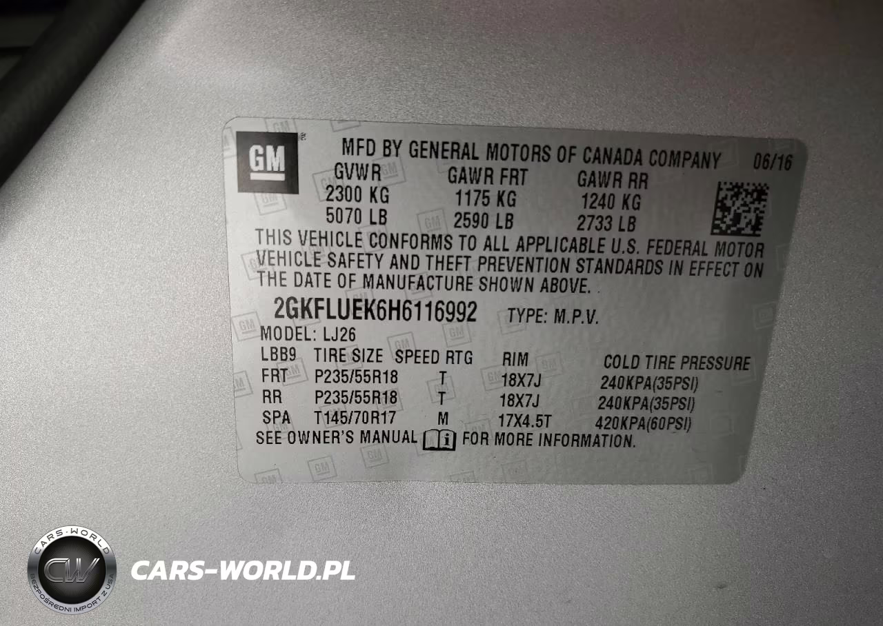 2017 GMC Terrain Slt VIN:2GKFLUEK6H6116992 - 13