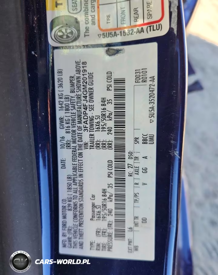2016 Ford Fiesta VIN:3FADP4FJ4GM201918 - 13