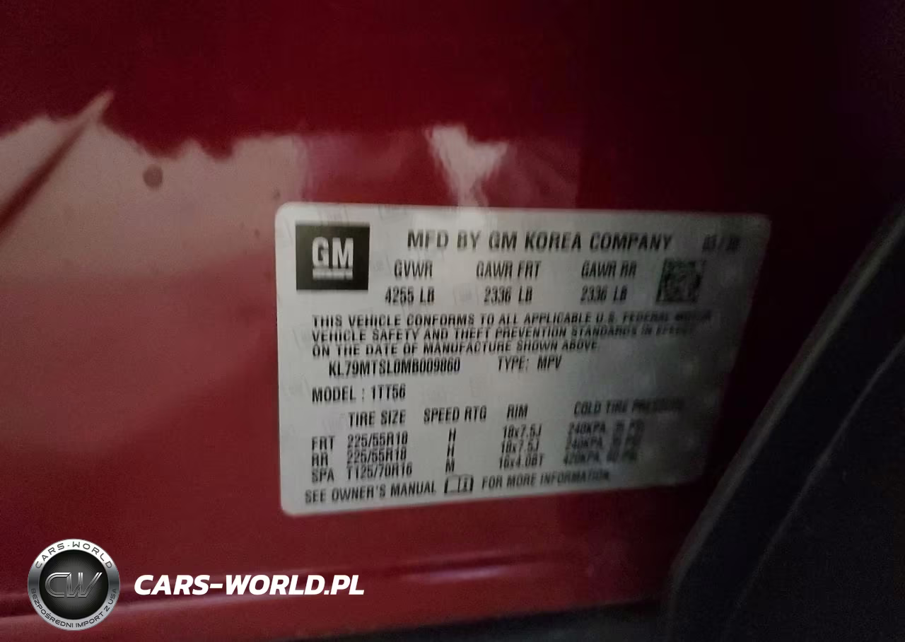 2021 Chevrolet Trailblazer Rs VIN:KL79MTSL0MB009860 - 13