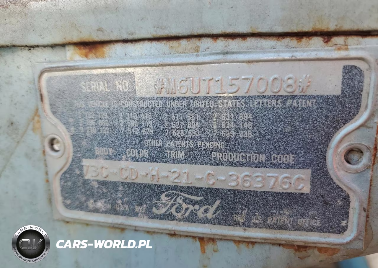 1956 Ford Fairlane VIN:M6UT157008 - 12