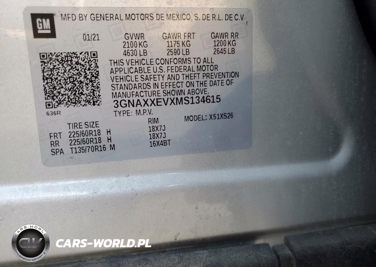 2021 Chevrolet Equinox Premier VIN:3GNAXXEVXMS134615 - 12