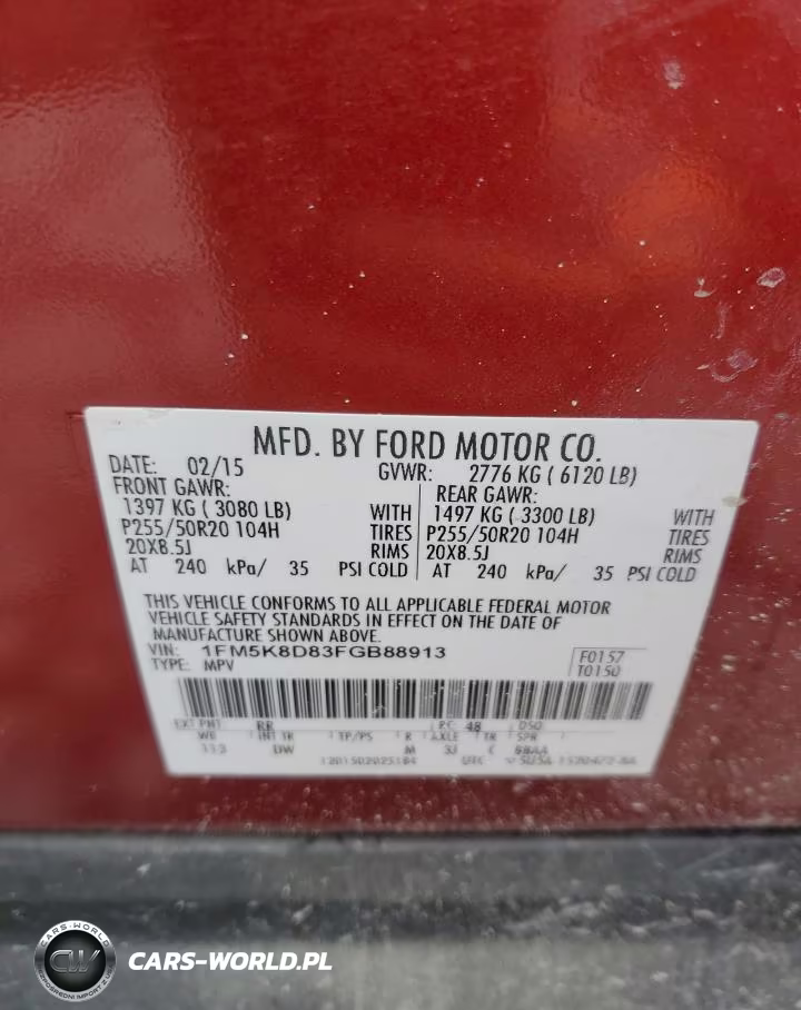 2015 Ford Explorer Xlt VIN:1FM5K8D83FGB88913 - 13