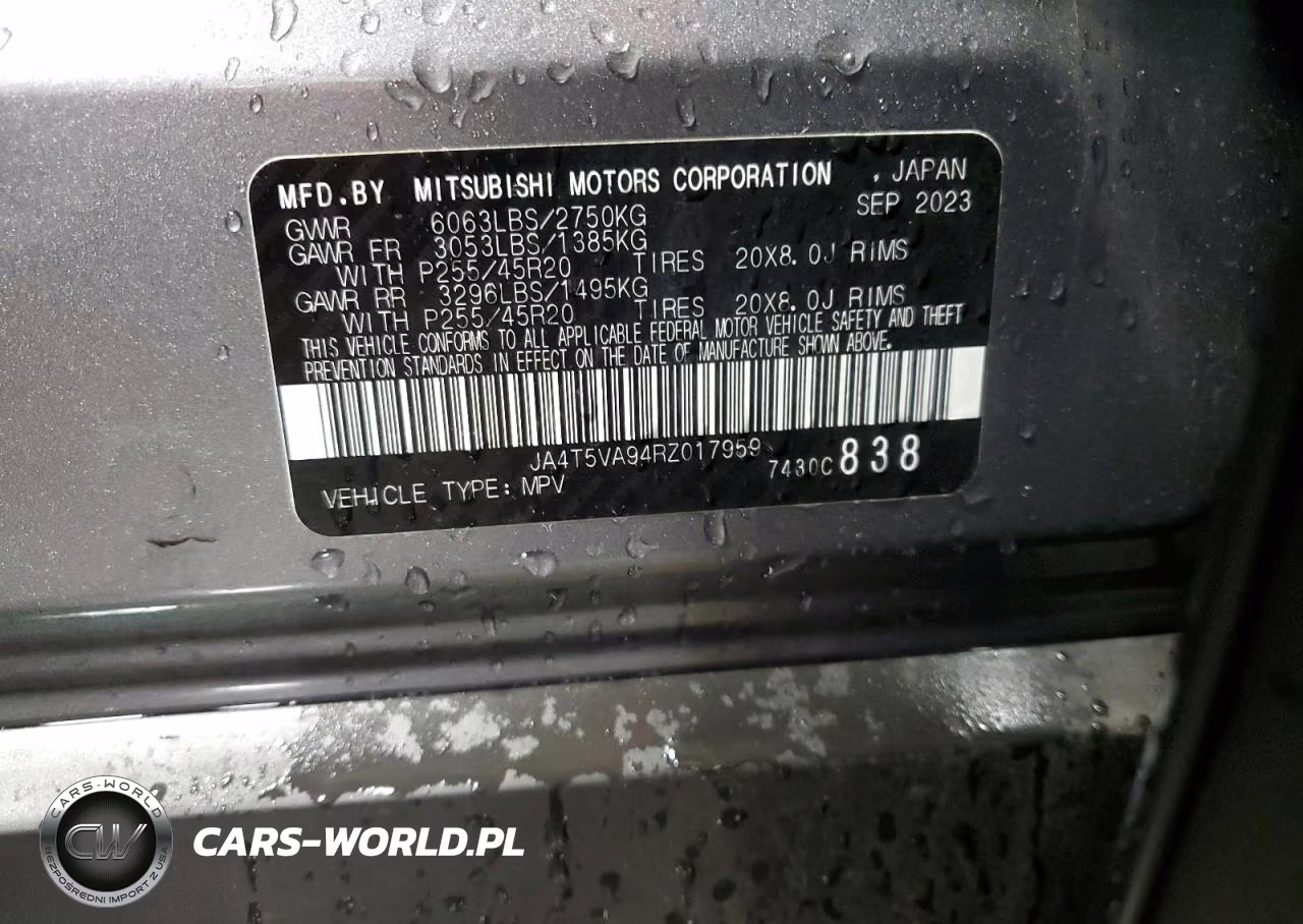 2024 Mitsubishi Outlander Se VIN:JA4T5VA94RZ017959 - 14