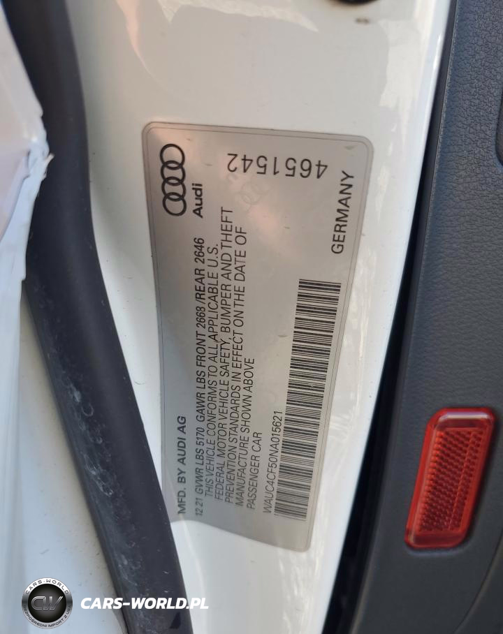 2022 Audi S5 Premium Plus VIN:WAUC4CF50NA015621 - 12