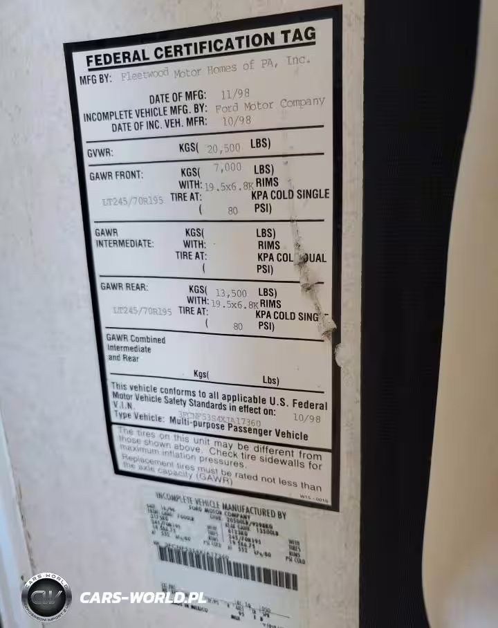 1999 Ford F550 Super Duty Stripped Chassis VIN:3FCNF53S4XJA17360 - 10