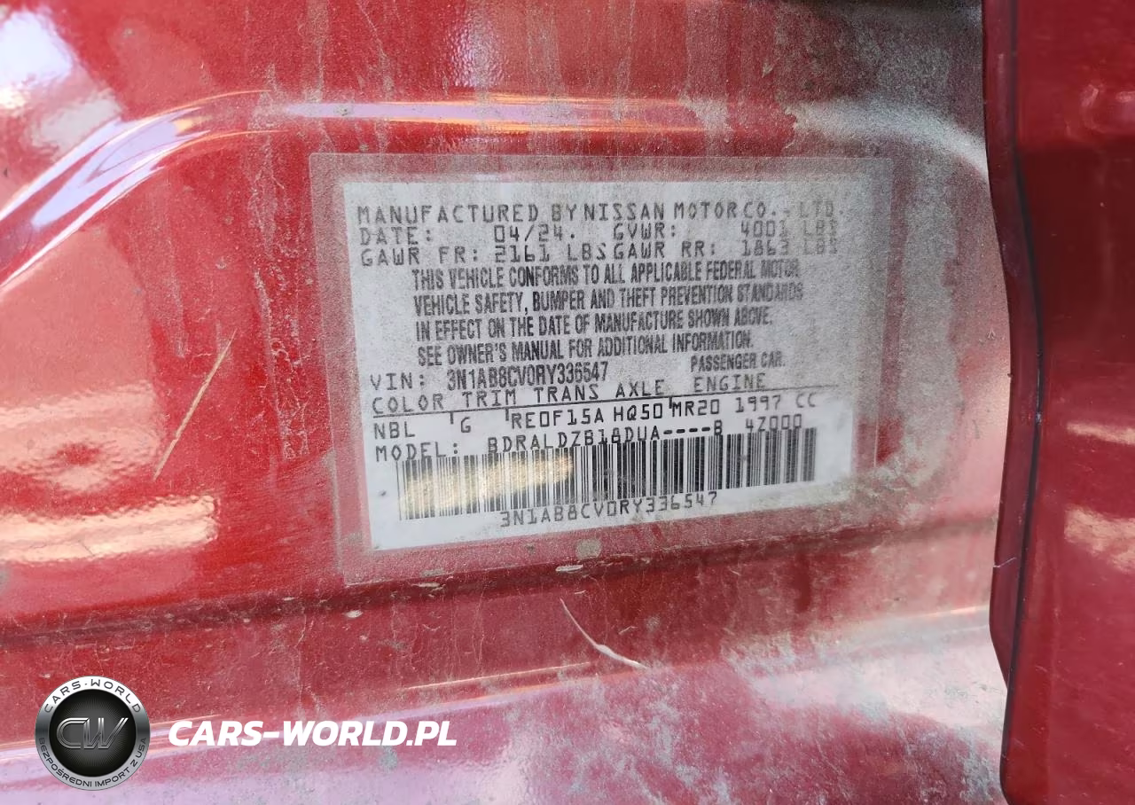 2024 Nissan Sentra Sv VIN:3N1AB8CV0RY336547 - 12