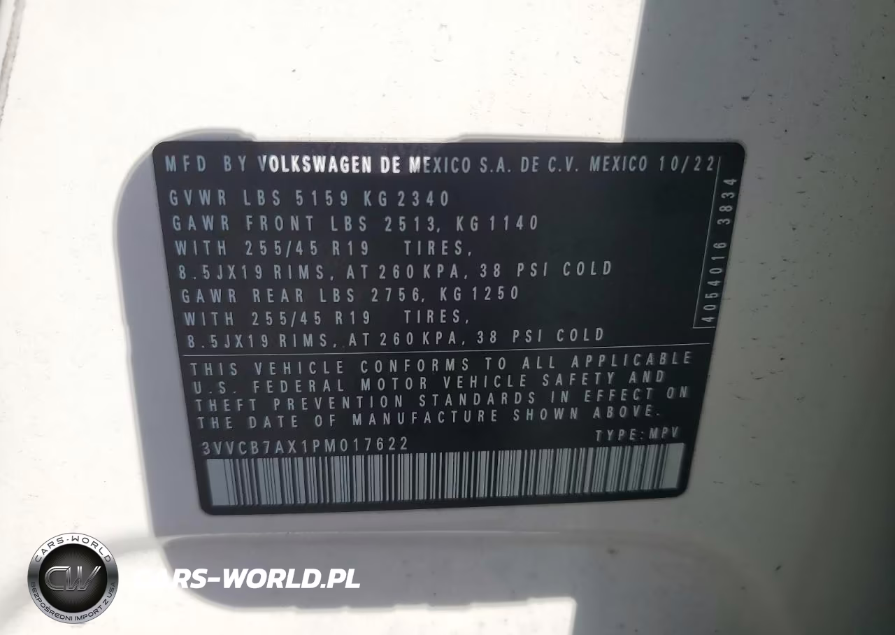 2023 Volkswagen Tiguan Se R-Line Black VIN:3VVCB7AX1PM017622 - 12