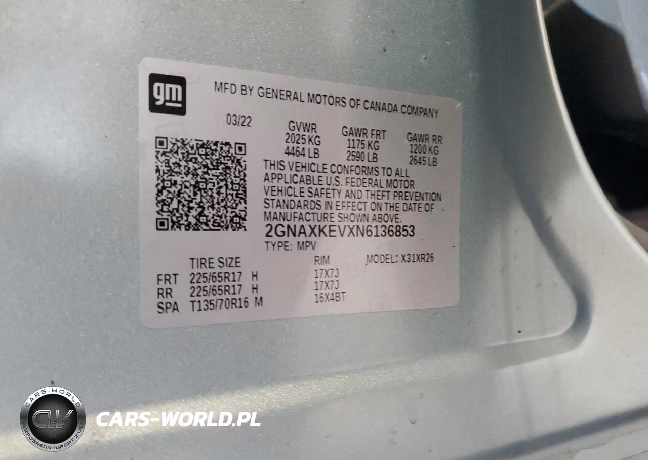 2022 Chevrolet Equinox Lt VIN:2GNAXKEVXN6136853 - 13