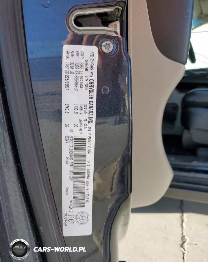 2014 Chrysler Town & Country Touring L VIN:2C4RC1CG1ER284457 - 13
