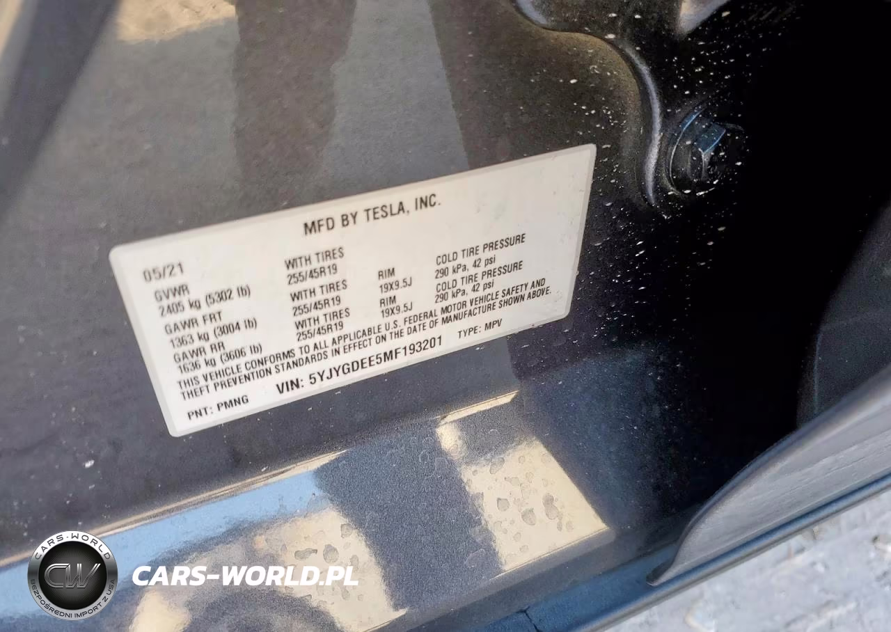 2021 Tesla Model Y VIN:5YJYGDEE5MF193201 - 12