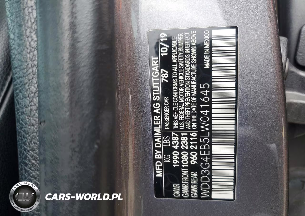 2020 Mercedes-Benz A 220 VIN:WDD3G4EB5LW041645 - 12