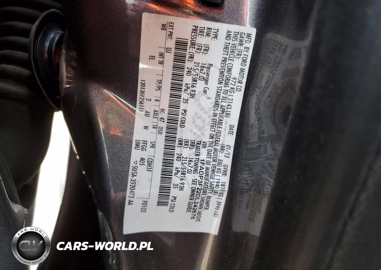2013 Ford Focus Se VIN:1FADP3F22DL242676 - 13