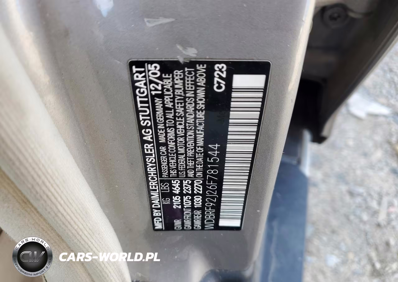 2006 Mercedes-Benz C 280 4Matic VIN:WDBRF92J26F781544 - 12