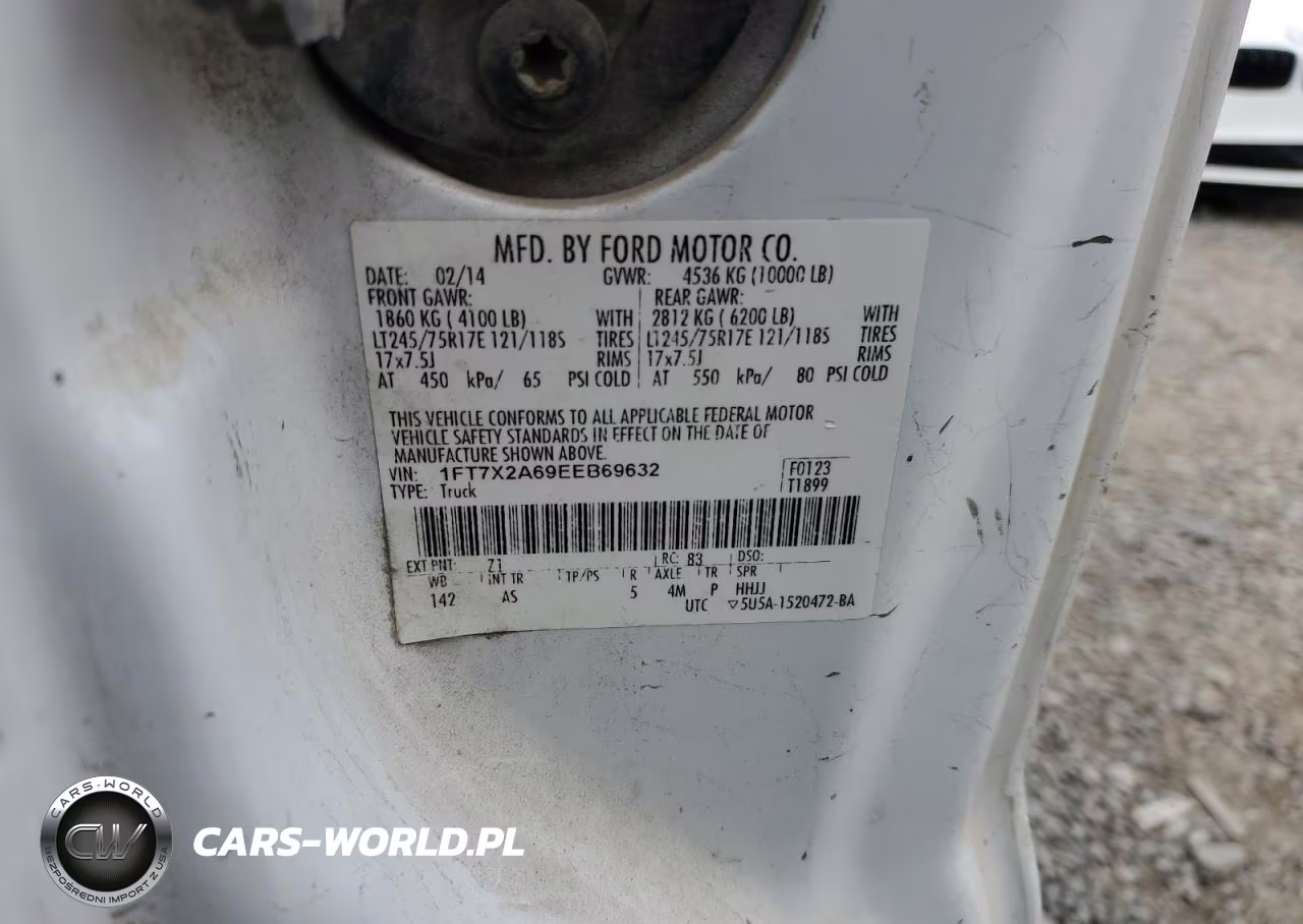 2014 Ford F250 Super Duty VIN:1FT7X2A69EEB69632 - 12
