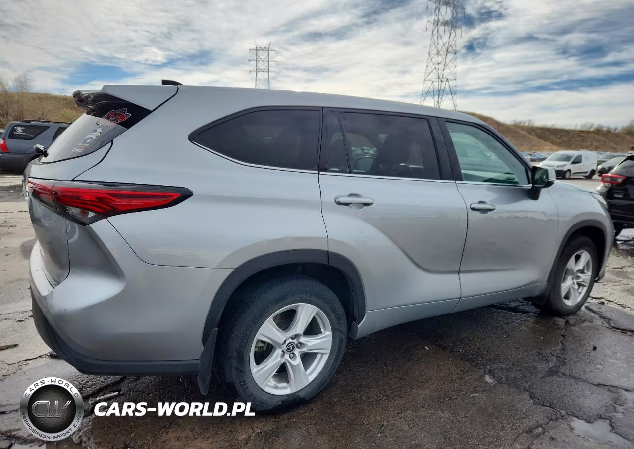 2022 Toyota Highlander L VIN:5TDCZRBH1NS202957 - 3