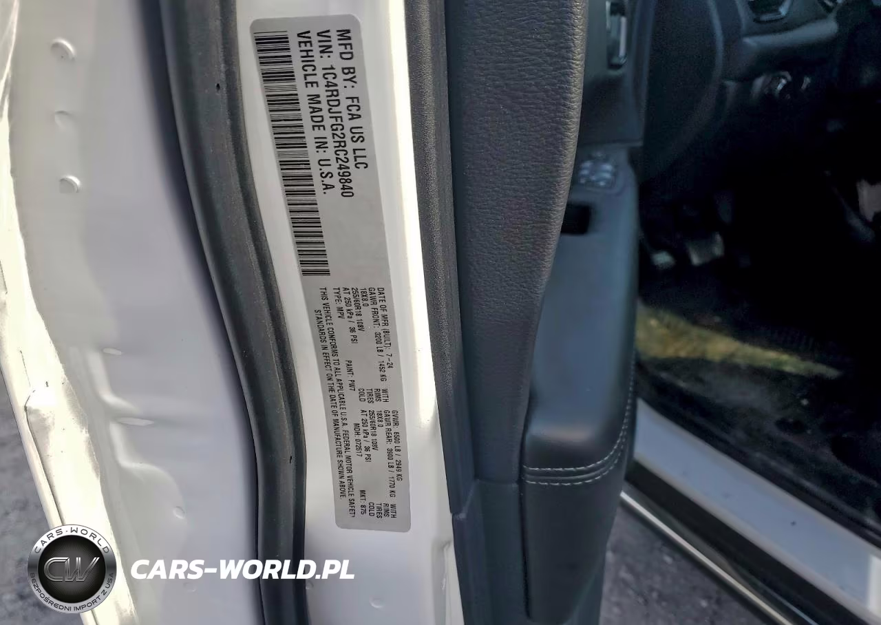2024 Dodge Durango Pursuit VIN:1C4RDJFG2RC249840 - 12