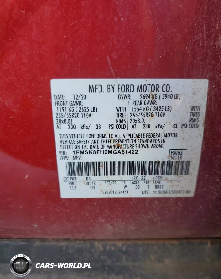 2021 Ford Explorer Limited VIN:1FMSK8FH0MGA61422 - 13