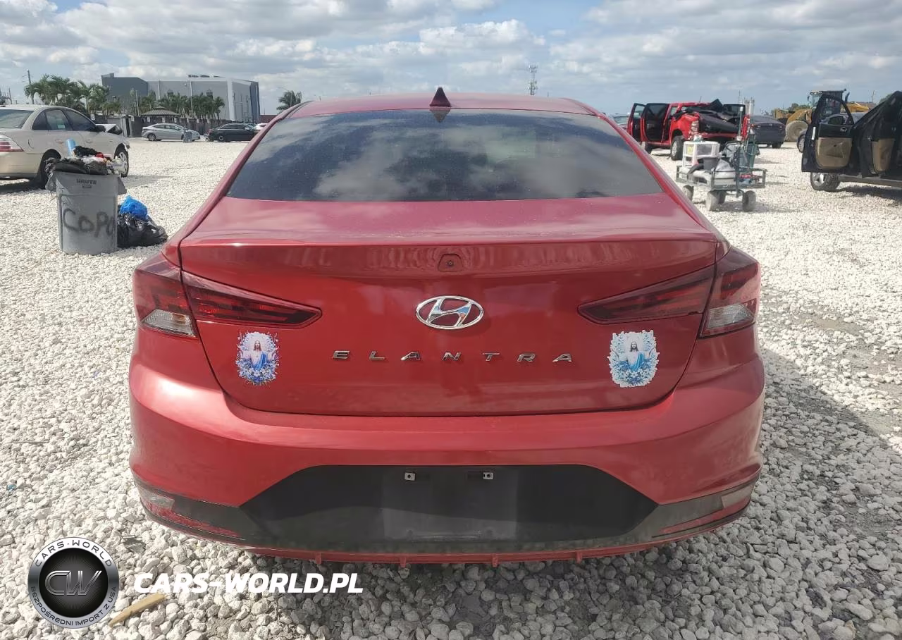 2019 Hyundai Elantra Sel VIN:KMHD84LF8KU844960 - 6