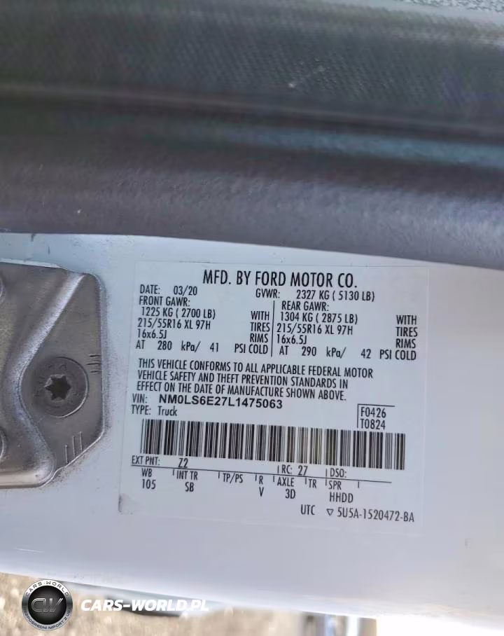 2020 Ford Transit Connect Xl Utility - Service Van VIN:NM0LS6E27L1475063 - 12
