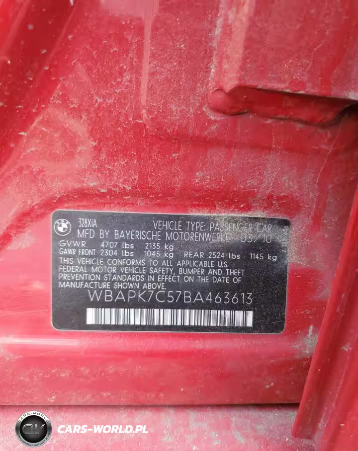 2011 BMW 328 Xi VIN:WBAPK7C57BA463613 - 12