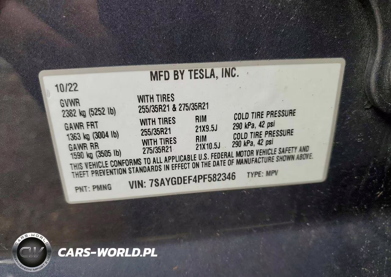 2023 Tesla Model Y VIN:7SAYGDEF4PF582346 - 12