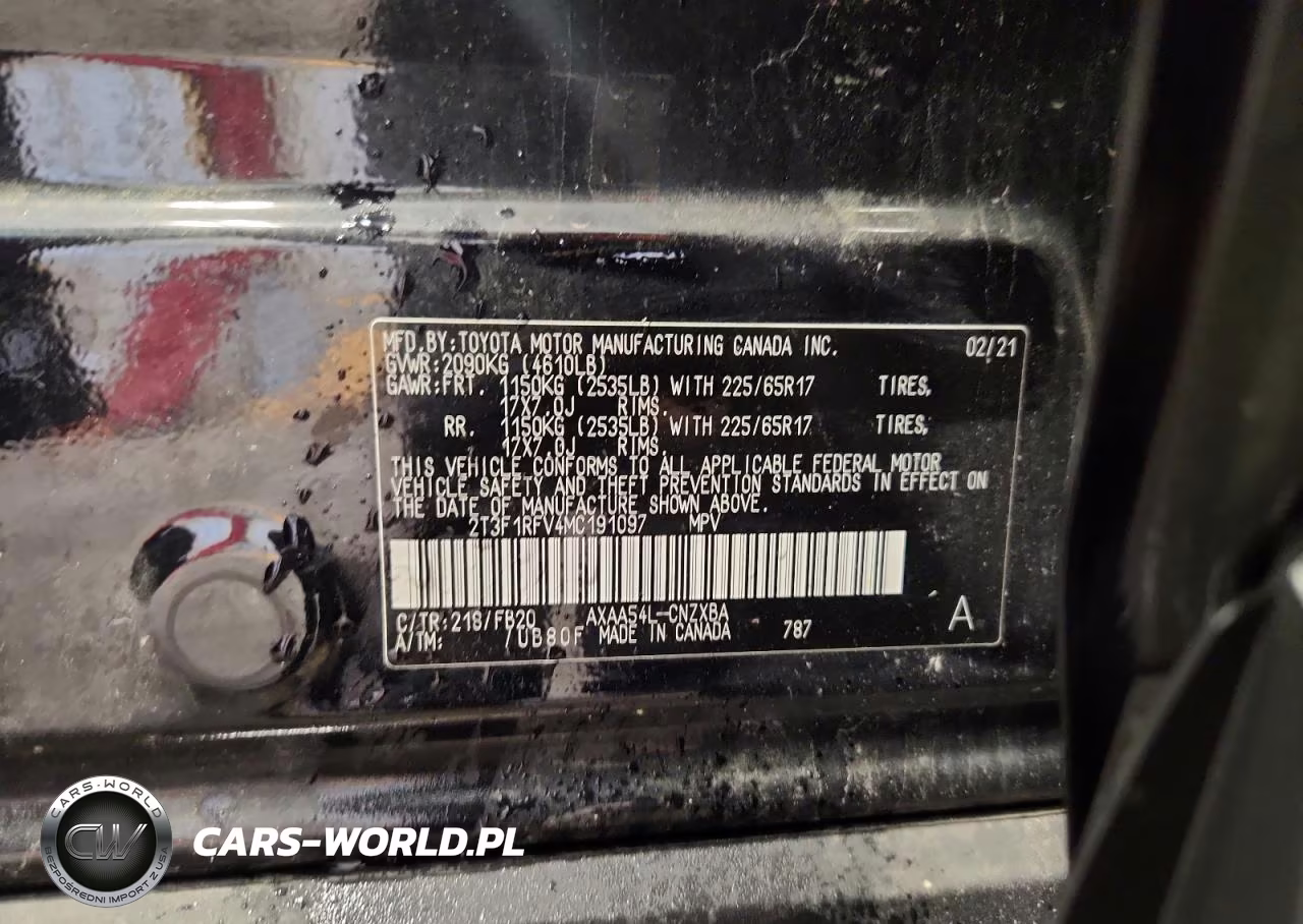 2021 Toyota Rav4 Le VIN:2T3F1RFV4MC191097 - 13