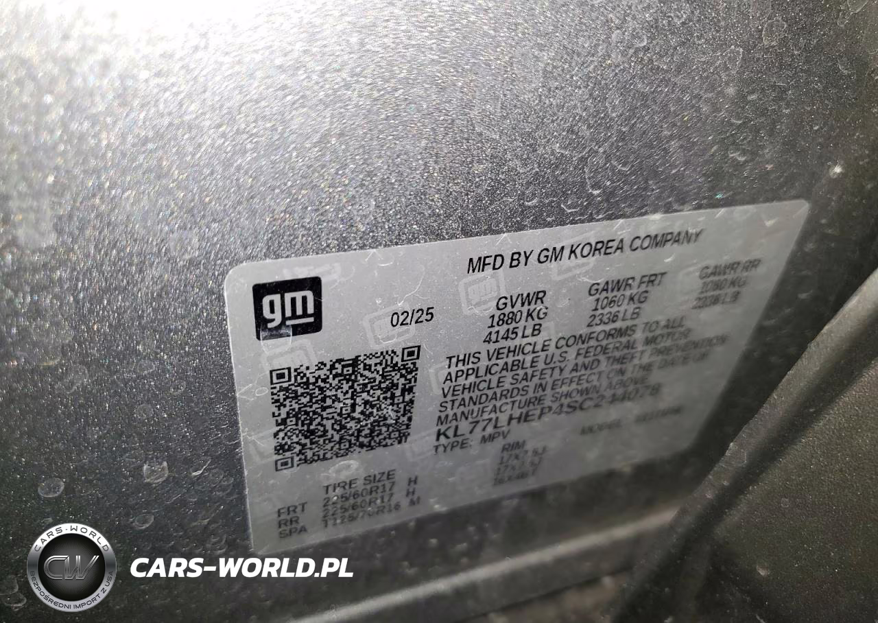 2025 Chevrolet Trax 1Lt VIN:KL77LHEP4SC244078 - 13