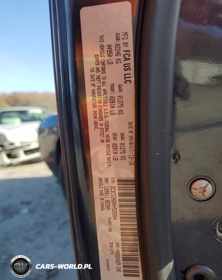 2017 Dodge Challenger Sxt VIN:2C3CDZAGXHH539304 - 12