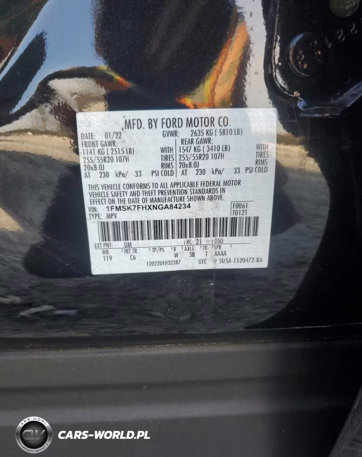 2022 Ford Explorer Limited VIN:1FMSK7FHXNGA84234 - 13
