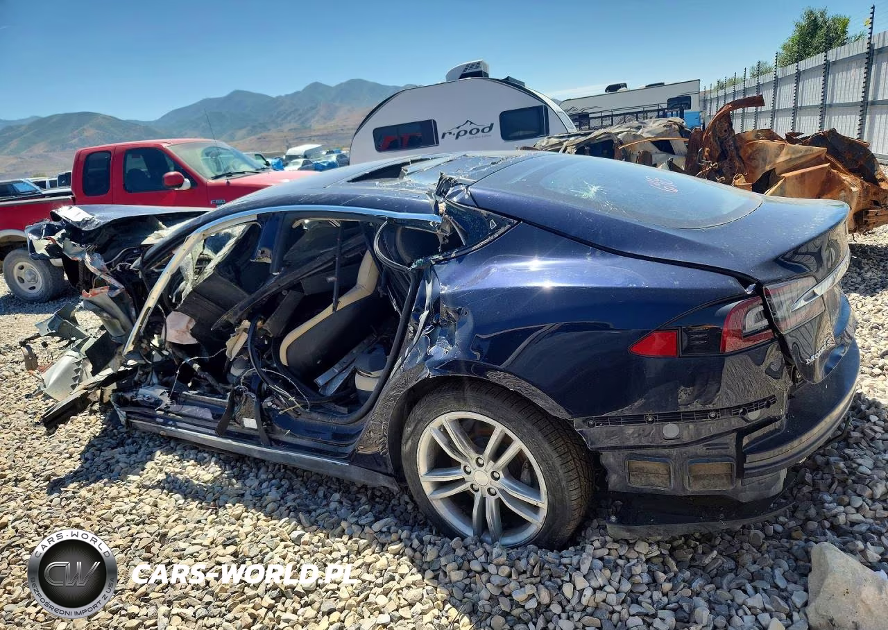 2014 Tesla Model S VIN:5YJSA1H19EFP33469 - 2