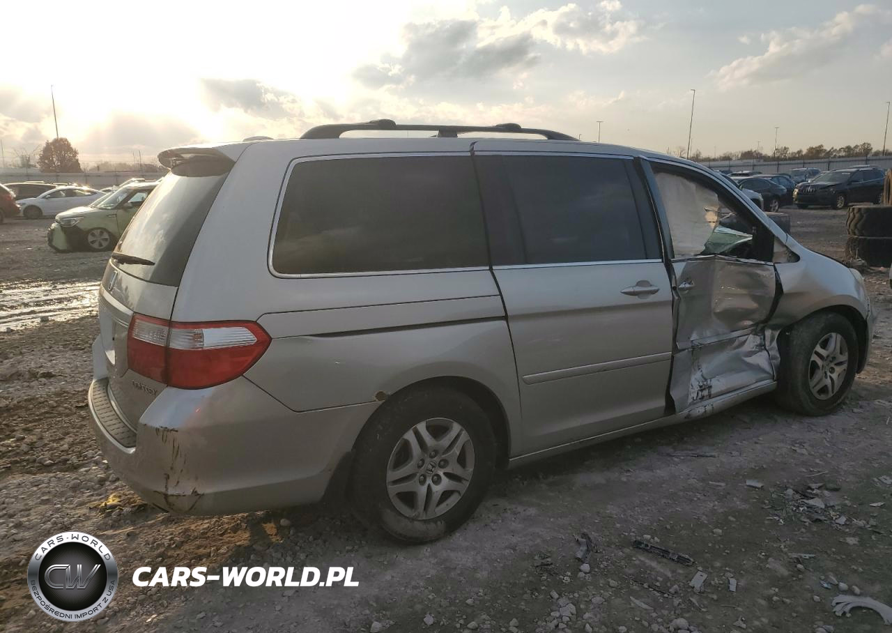 2005 Honda Odyssey Exl VIN:5FNRL38725B047377 - 3