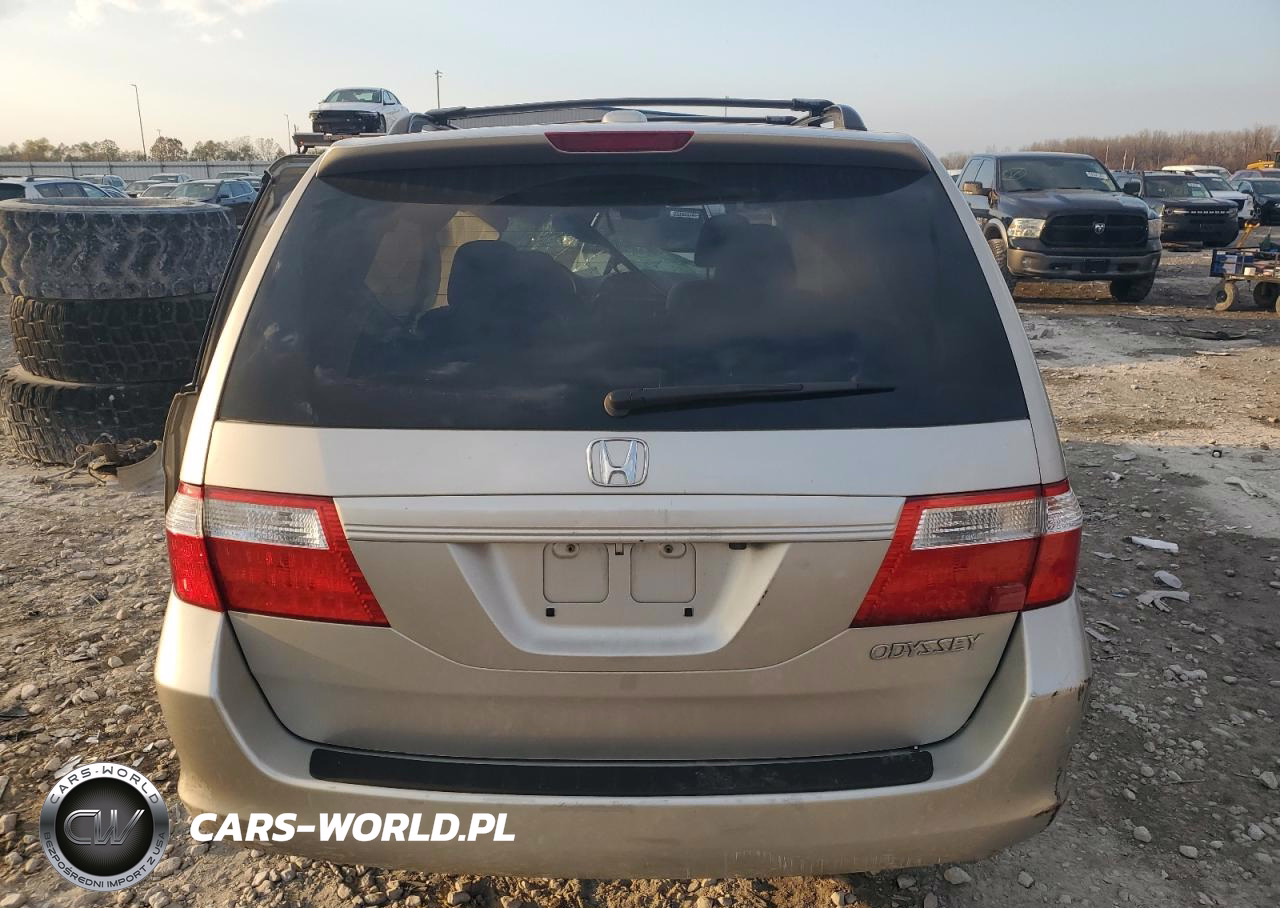 2005 Honda Odyssey Exl VIN:5FNRL38725B047377 - 6