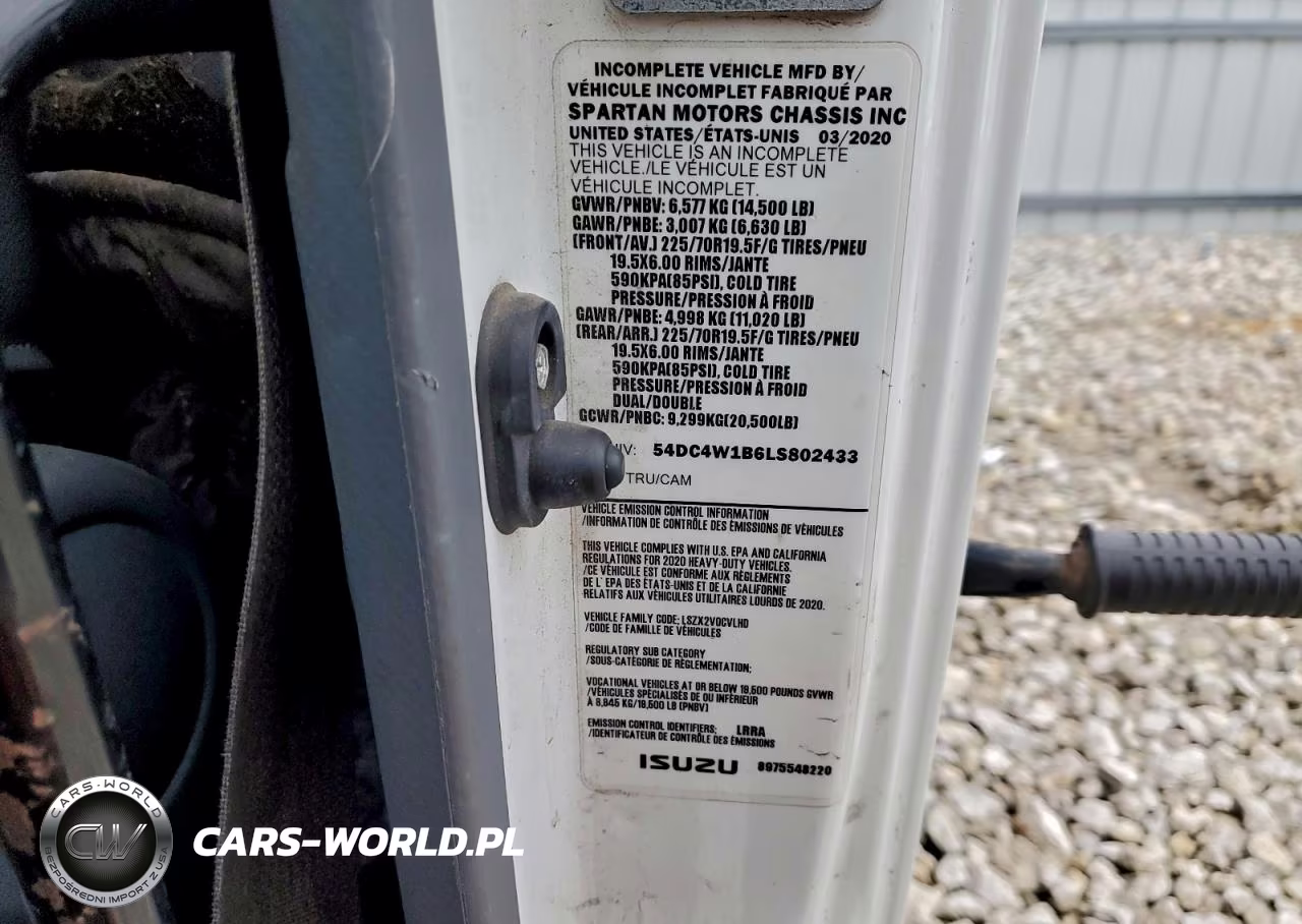 2020 Isuzu Npr Hd Refuse Truck VIN:54DC4W1B6LS802433 - 13